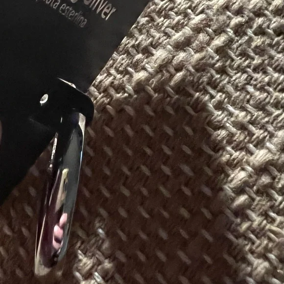 NWT Sterling Silver Hoops - Picture 4 of 4